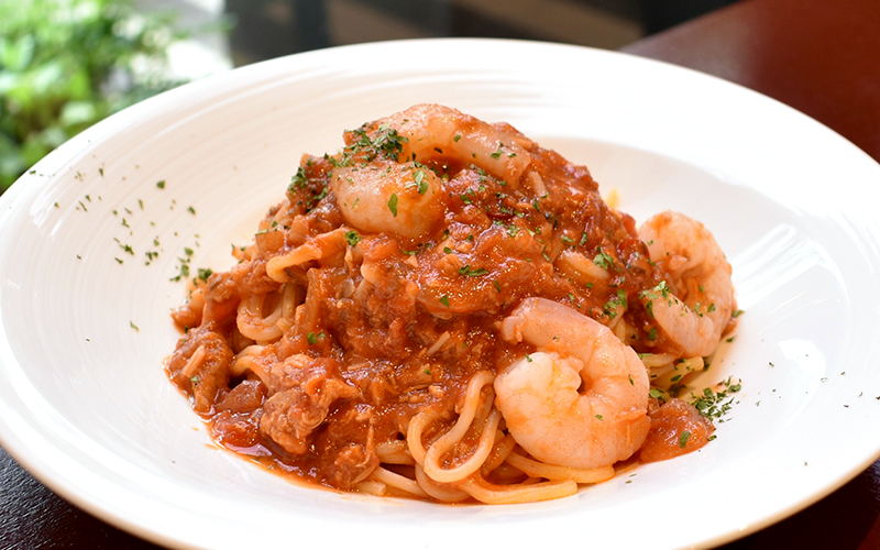 ホテル・ザ・ウエストヒルズ・水戸のレストラン「ガーデンキッチン・リチェッタ」11月のパスタ