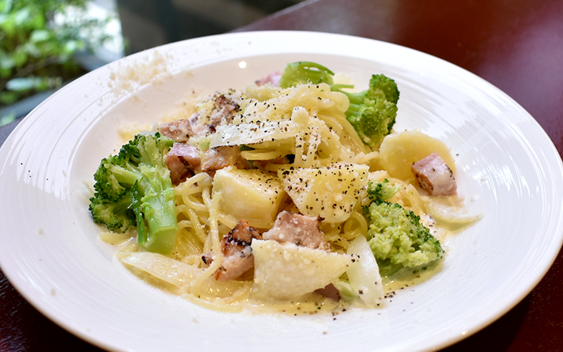ホテル・ザ・ウエストヒルズ・水戸のレストラン「ガーデンキッチン・リチェッタ」11月のパスタ
