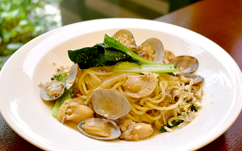 ホテル・ザ・ウエストヒルズ・水戸のレストラン「ガーデンキッチン・リチェッタ」11月のパスタ
