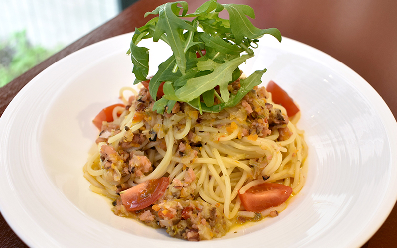 ホテル・ザ・ウエストヒルズ・水戸のレストラン「ガーデンキッチン・リチェッタ」12月のパスタ