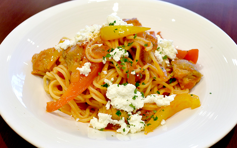 ホテル・ザ・ウエストヒルズ・水戸のレストラン「ガーデンキッチン・リチェッタ」1月のパスタ