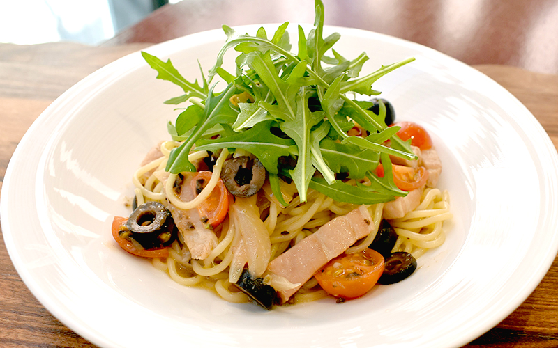 ホテル・ザ・ウエストヒルズ・水戸のレストラン「ガーデンキッチン・リチェッタ」2月のパスタ